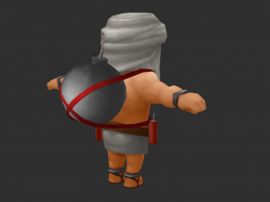 Brown IS Boss Malphite Hand-Painted Game Assets 3D मॉडल
