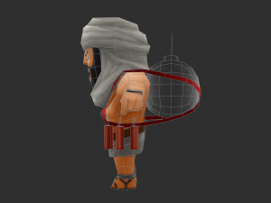 Brown IS Boss Malphite Hand-Painted Game Assets 3D मॉडल