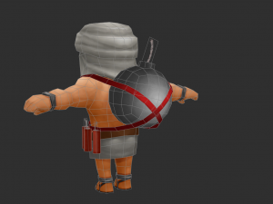 Brown IS Boss Malphite Hand-Painted Game Assets 3D मॉडल