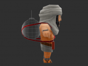 Brown IS Boss Malphite Hand-Painted Game Assets 3D मॉडल