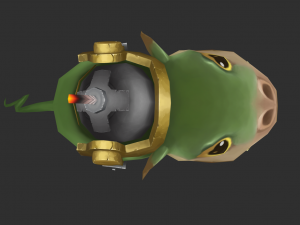 Boss Blue Malphite Hand-Painted Game Assets 3D Модель