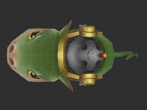 Boss Blue Malphite Hand-Painted Game Assets 3D Модель
