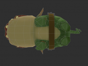 Boss Blue Malphite Hand-Painted Game Assets 3D Модель