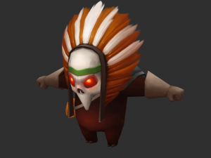 Three Bomber Hand-Painted Game Assets 3D मॉडल