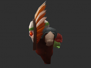 Three Bomber Hand-Painted Game Assets 3D मॉडल