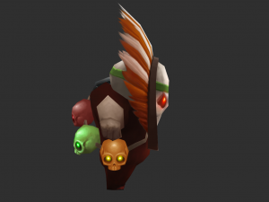 Three Bomber Hand-Painted Game Assets 3D मॉडल