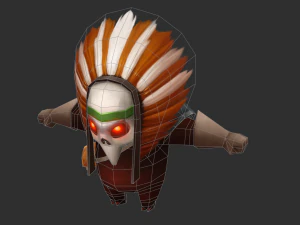Three Bomber Hand-Painted Game Assets 3D Model