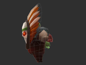 Three Bomber Hand-Painted Game Assets 3D Model