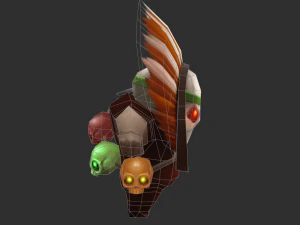 Three Bomber Hand-Painted Game Assets 3D Model