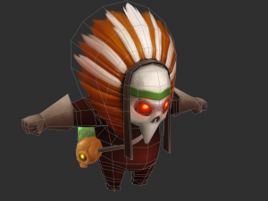 Three Bomber Hand-Painted Game Assets 3D मॉडल