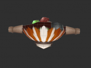 Three Bomber Hand-Painted Game Assets 3D मॉडल