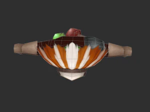 Three Bomber Hand-Painted Game Assets 3D Model
