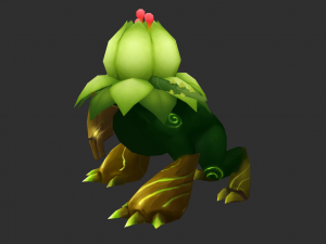Tree Mini Boss Hand-Painted Game Assets 3D मॉडल