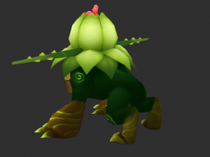 Tree Mini Boss Hand-Painted Game Assets 3D मॉडल