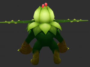 Tree Mini Boss Hand-Painted Game Assets 3D मॉडल