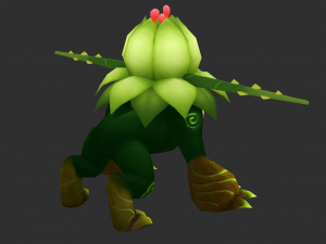 Tree Mini Boss Hand-Painted Game Assets 3D मॉडल
