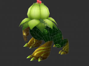 Tree Mini Boss Hand-Painted Game Assets 3D मॉडल