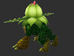 Tree Mini Boss Hand-Painted Game Assets 3D मॉडल