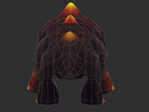 Enemy Fire Hand-Painted Game Assets 3D Model