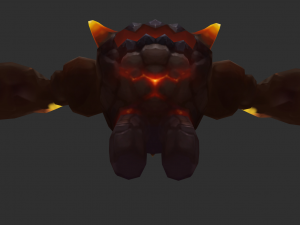 Fire Enemy 2 Hand-Painted Game Assets Modèle 3D