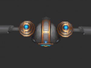 Enemy Robot 1 Hand-Painted Game Assets 3D Model