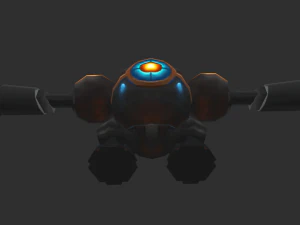 Enemy Robot 1 Hand-Painted Game Assets 3D Model