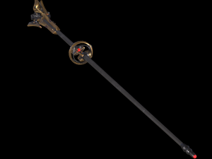Staff Highpoly Model Model 3D