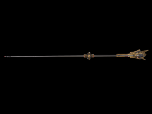 Staff Highpoly Model Model 3D