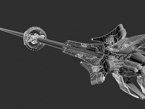 Staff Highpoly Model Model 3D