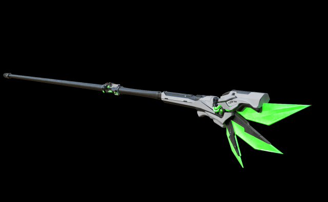 Green Staff Highpoly Model Model 3D .c4d .max .obj .3ds .fbx .stl .blend 