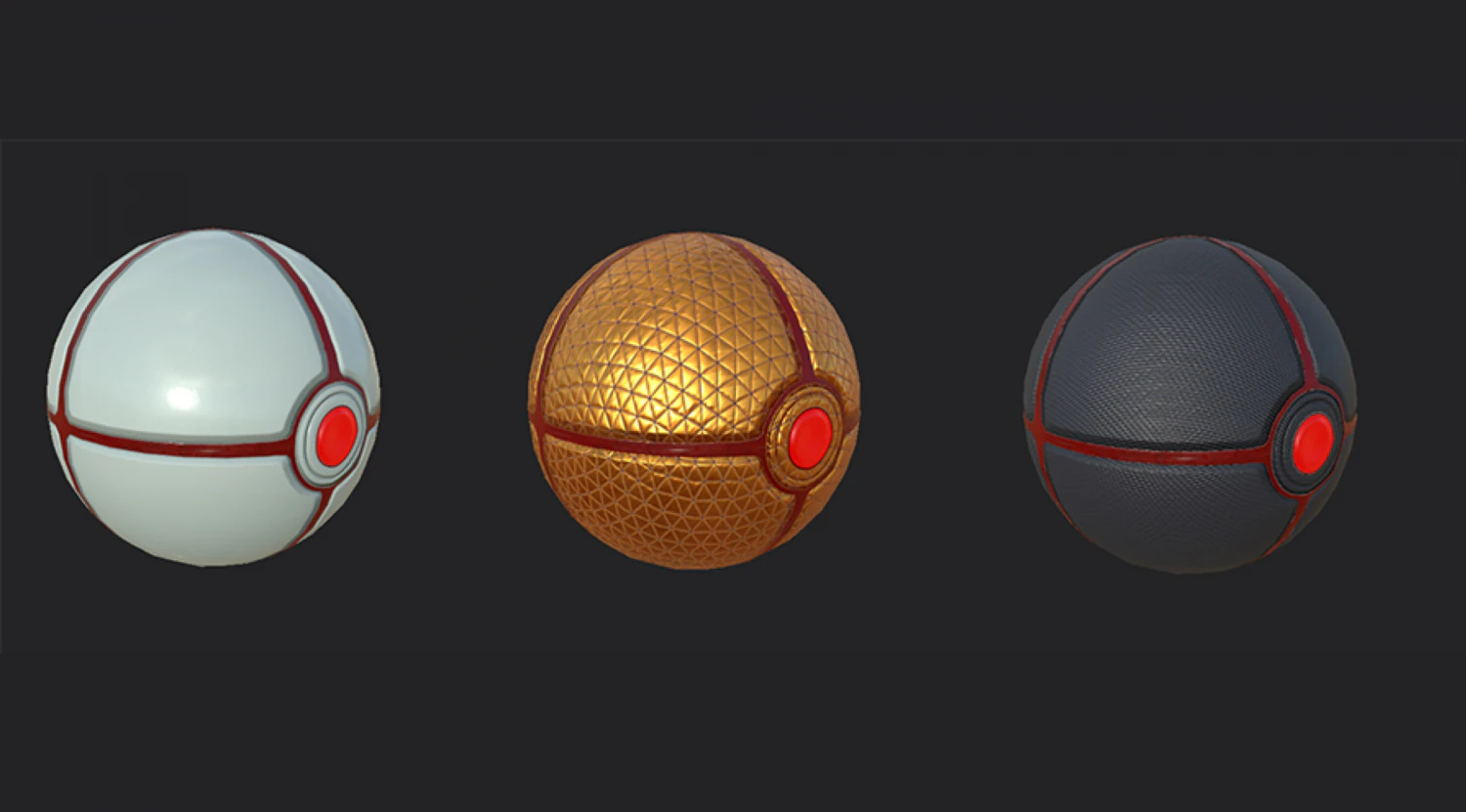 Cue Balls Collection Highpoly Model 3D Model .c4d .max .obj .3ds .fbx .stl .blend 