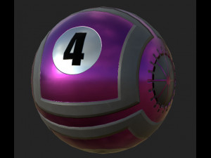 Eight Balls Collection Highpoly Model Modello 3D