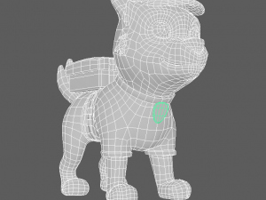 Paw Patrol Rocky Rig Animation 3D Model