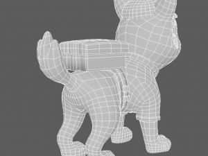Paw Patrol Rocky Rig Animation 3D Model