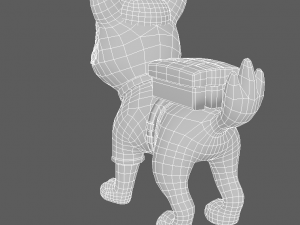 Paw Patrol Rocky Rig Animation 3D Model