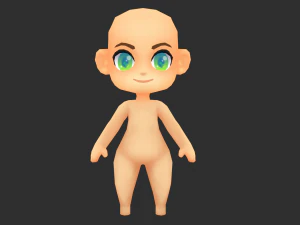 Модель Base Boy Lowpoly 3D Модель