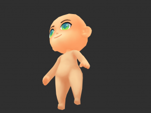 Base Boy Lowpoly Model 3D Model