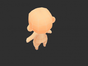 Base Boy Lowpoly Model 3D Model