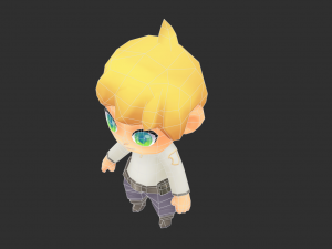 Boy Lowpoly Model 3D 모델