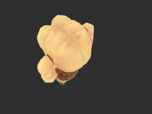 Europe Girl Hand-Painted Low-Poly 3D Game Assets 3Dモデル