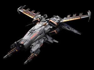 Metal Space Ship Highpoly Asset 3D मॉडल