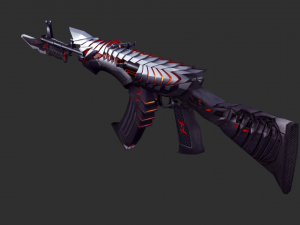 Pistol Born Beast AK47 Handpainted Game Asset 3D 모델