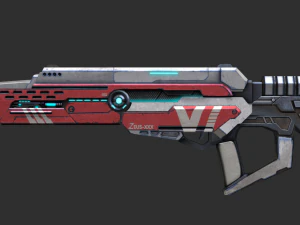 राइफल एपोकैलिप्स हैंडपेंटेड गेम एसेट 3D मॉडल