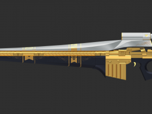 Barrett Incepttion Handpainted Game Asset 3D Model
