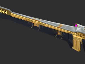 Barrett Incepttion Handpainted Game Asset Modello 3D