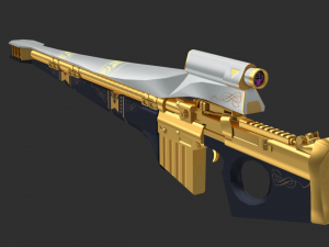 Barrett Incepttion Handpainted Game Asset Modello 3D