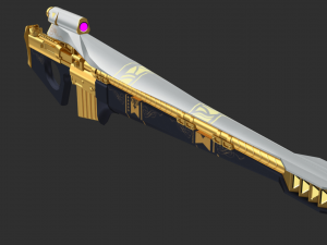 Barrett Incepttion Handpainted Game Asset Modello 3D