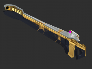 Barrett Incepttion Handpainted Game Asset Modello 3D
