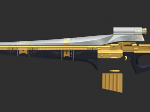 Barrett Incepttion Handpainted Game Asset Modello 3D