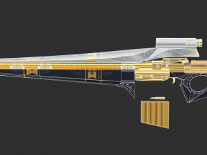 Barrett Incepttion Handpainted Game Asset Modello 3D